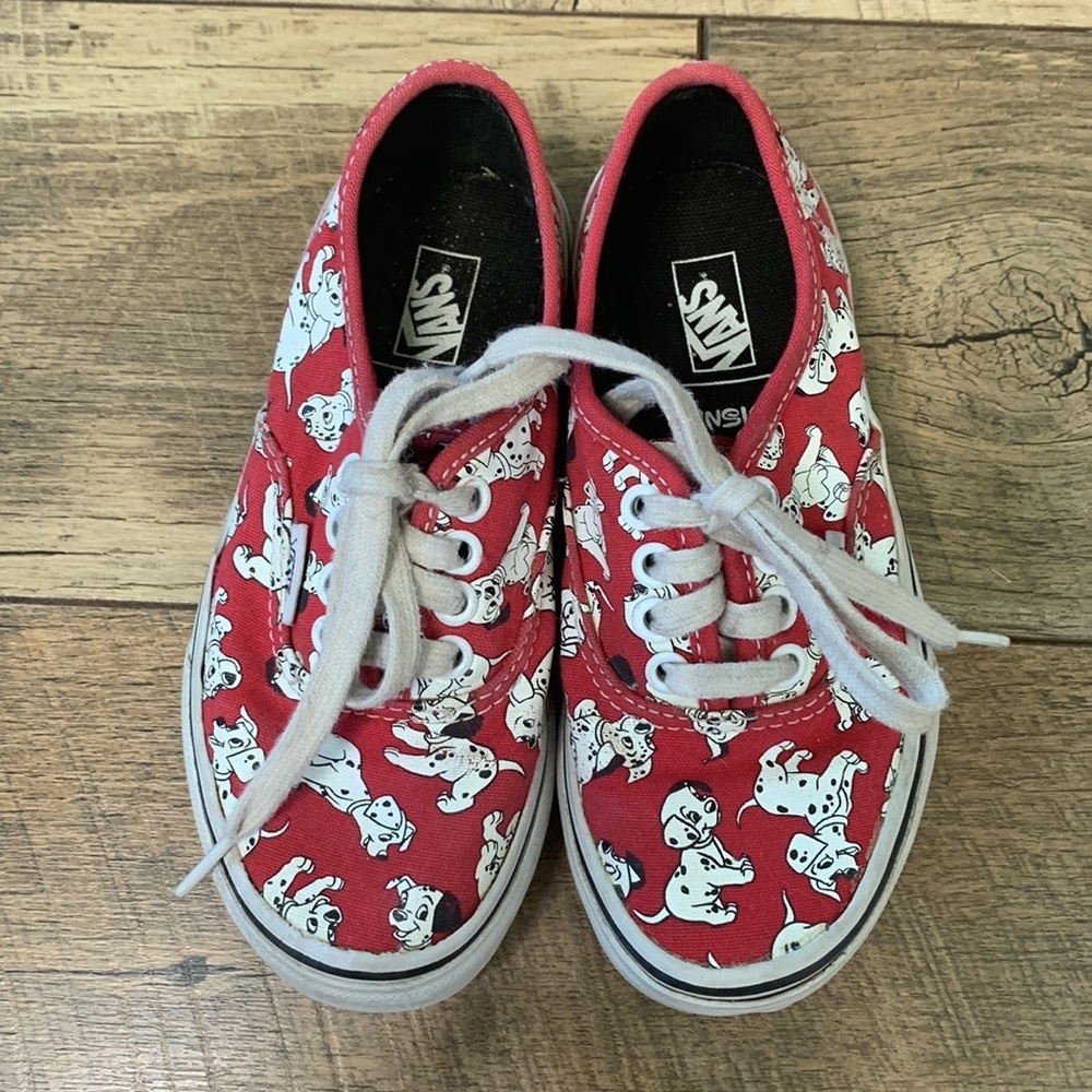 Vans Disney X Rare Limited Edition 101 Dalmatians Kids Sneakers size 11.5
